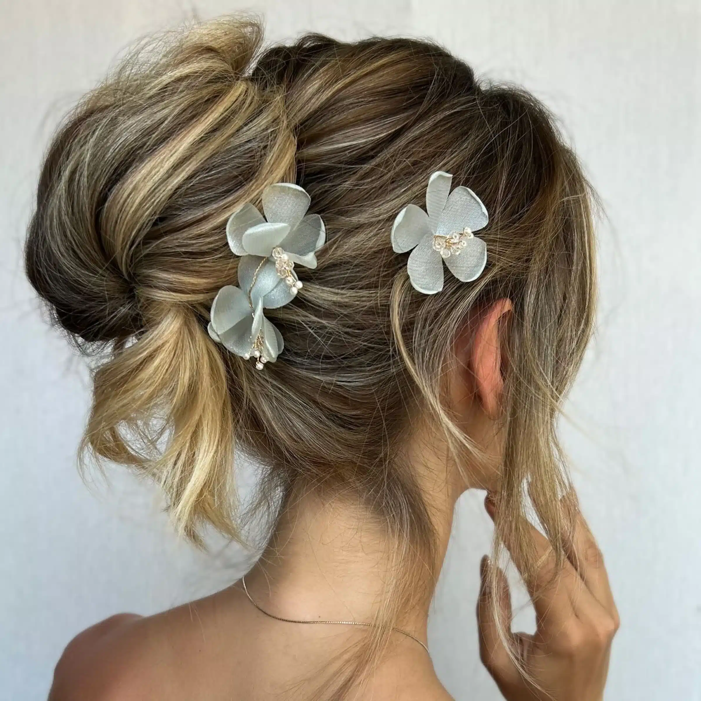 Poppy Aqua Hairpins - Afbeelding 2