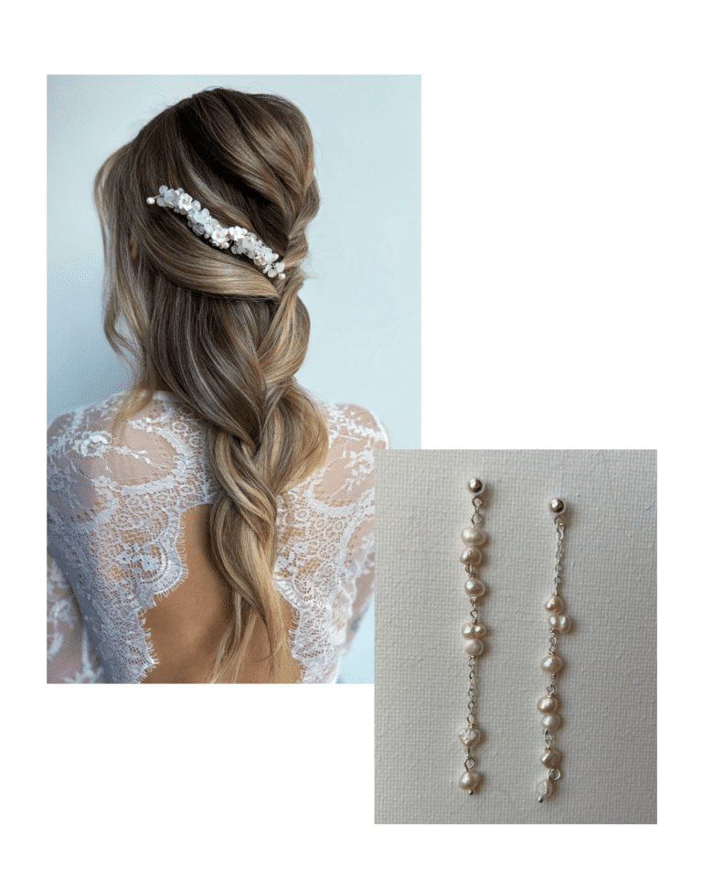 Mila Silver Bridal Set