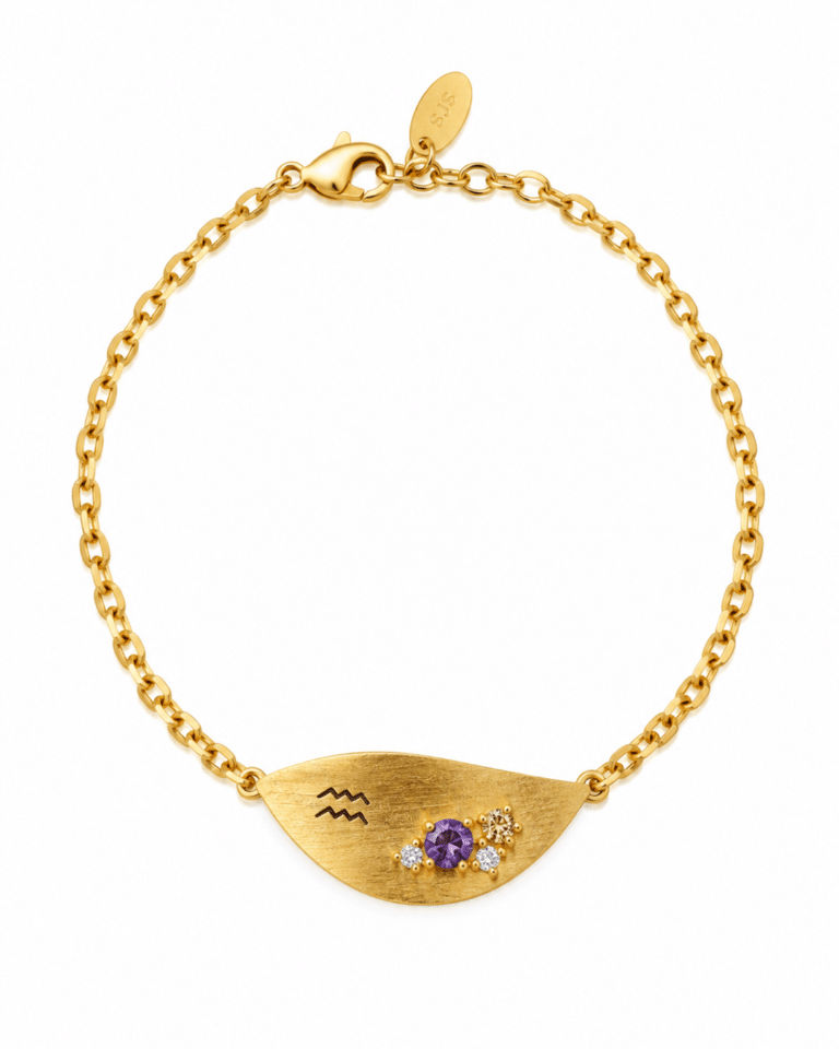 Aquarius Zodiac Bracelet